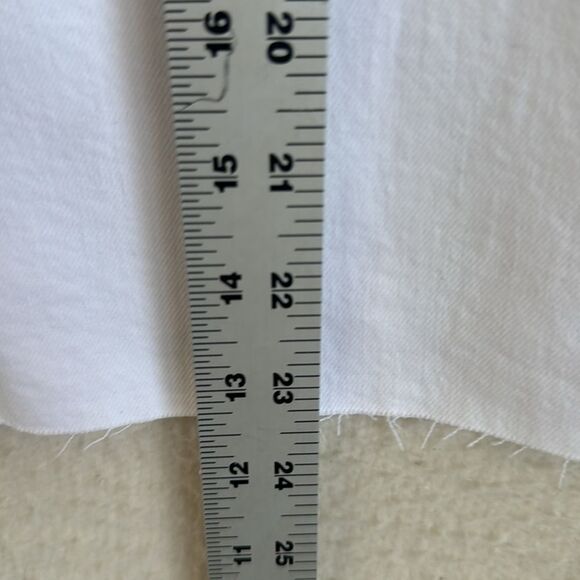 J Crew Slim Wide Jeans Womens Size 26 Petite White‎ - Picture 10 of 14